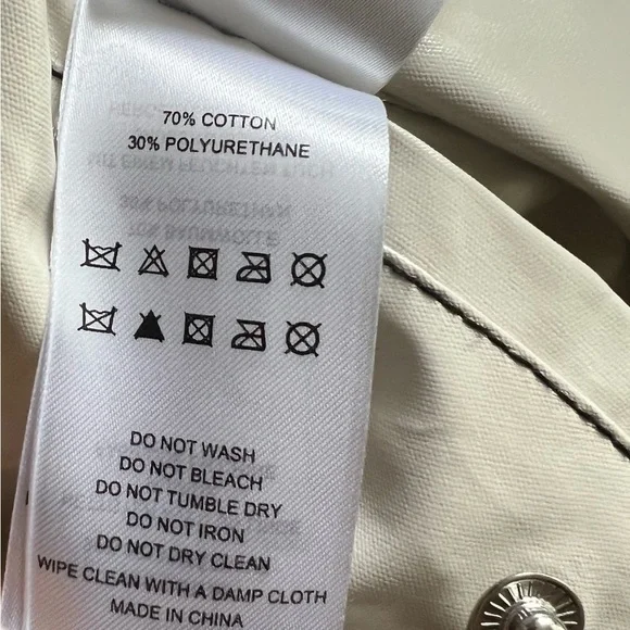 AlexaChung Ivory Hooded Coated Cotton Blend Oversized Rain Trench Coat Jacket